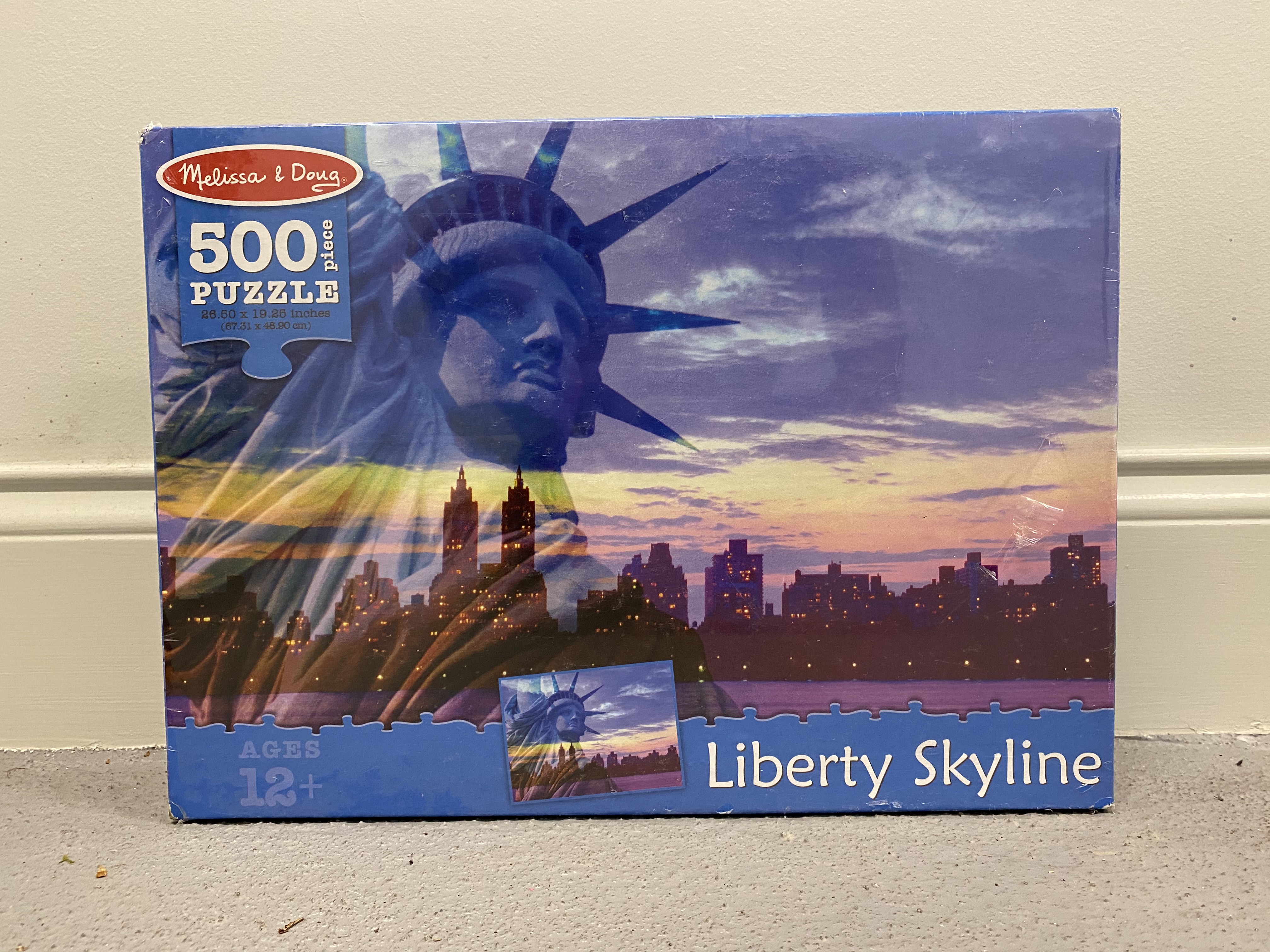 Melissa & Doug 500-Piece Liberty Skyline Jigsaw Puzzle